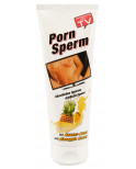 Gel lubrifiant à base d'eau arôme ananas, imitation sperme 250 ml - R628921