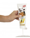Gel lubrifiant à base d'eau arôme ananas, imitation sperme 250 ml - R628921