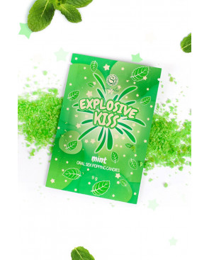 Bonbons pétillants à la menthe spécial sexe oral - SP3703