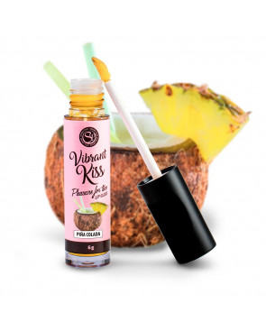 Gloss sexe oral vibrant Pina Colada 100% comestible - SP3687