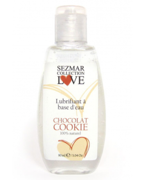 Lubrifiant à base d'eau 100% naturel Chocolat Cookie 90 ml - SEZ088