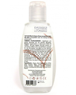 Lubrifiant à base d'eau 100% naturel Noix de Coco 90 ml - SEZ087