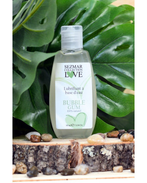 Lubrifiant à base d'eau 100% naturel Bubble Gum 90 ml - SEZ086