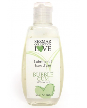 Lubrifiant à base d'eau 100% naturel Bubble Gum 90 ml - SEZ086