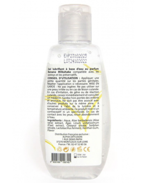 Lubrifiant à base d'eau 100% naturel Banane Milkshake 90 ml - SEZ083
