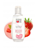 Lubrifiant à base d'eau 100% naturel Mousse fraise 90 ml - SEZ082