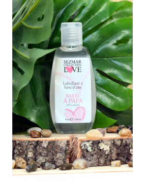 Lubrifiant à base d'eau 100% naturel Barbe à Papa 90 ml - SEZ081