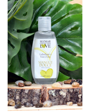 Lubrifiant à base d'eau 100% naturel Mangue Douce 90 ml - SEZ079