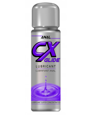 Lubrifiant anal à base d'eau 100 ML CX GLIDE - CC800127