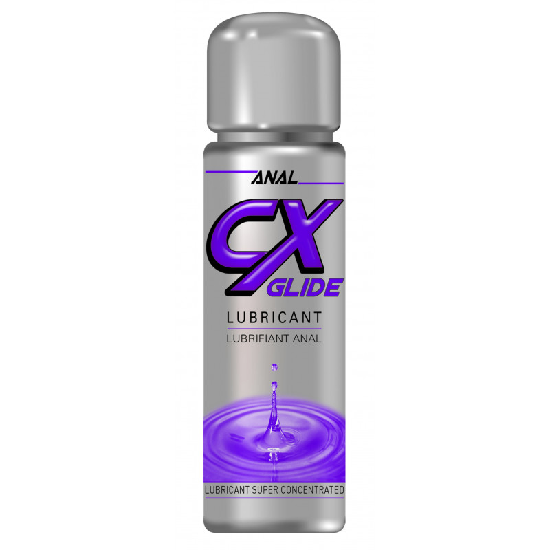 Lubrifiant anal à base d'eau 100 ML CX GLIDE - CC800127