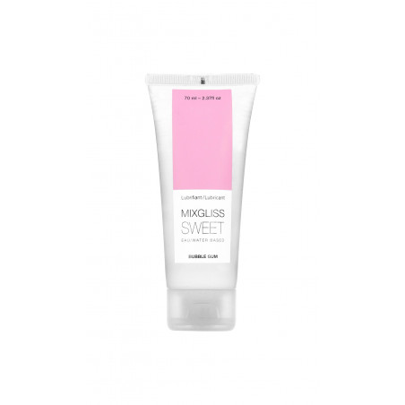 Lubrifiant Mixgliss eau Sweet Bubble Gum 70 ML - MG2238