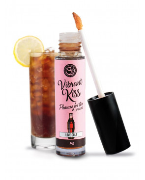 Gloss sexe oral vibrant au cola 100% comestible - SP6577