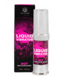 Liquide vibrant effet chauffant arôme fraise à la crème unisexe 15ml - SP5969