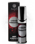 Liquide vibrant effet chauffant arôme fraise à la crème unisexe 15ml - SP5969