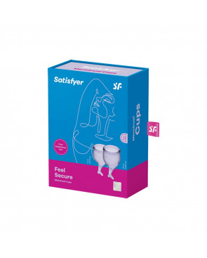 2 coupes menstruelles Satisfyer Lilas FEEL SECURE - CC597238