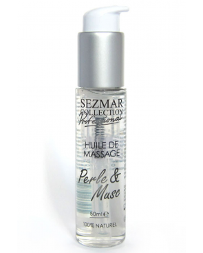Huile de massage professionnelle Perle  Musc 100% naturelle 50 ml - SEZ101