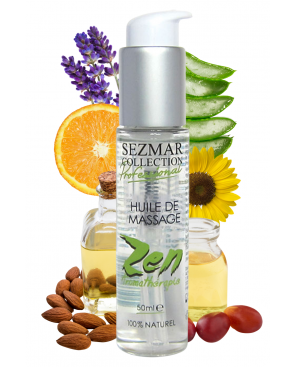Huile de massage professionnelle ZEN 100% naturelle 50 ml - SEZ099