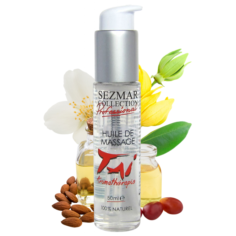Huile de massage professionnelle TAI 100% naturelle 50 ml - SEZ100 Huile de massage professionnelle TAI 100% naturelle 50 ml - SEZ100