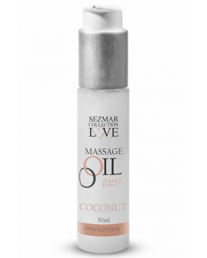 Huile de massage 100% naturelle noix de coco 50ml - SEZ076