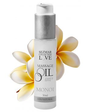 Huile de massage 100% naturelle monoï 50ml - SEZ065