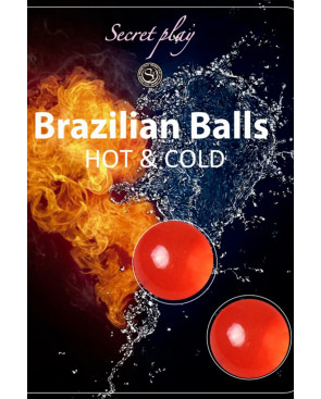 Boules de massage Brésiliennes effet chaud froid - BZ6294