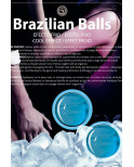 Boules de massage Brésiliennes effet fraîcheur - BZ6134 Boules de massage Brésiliennes effet fraîcheur - BZ6134