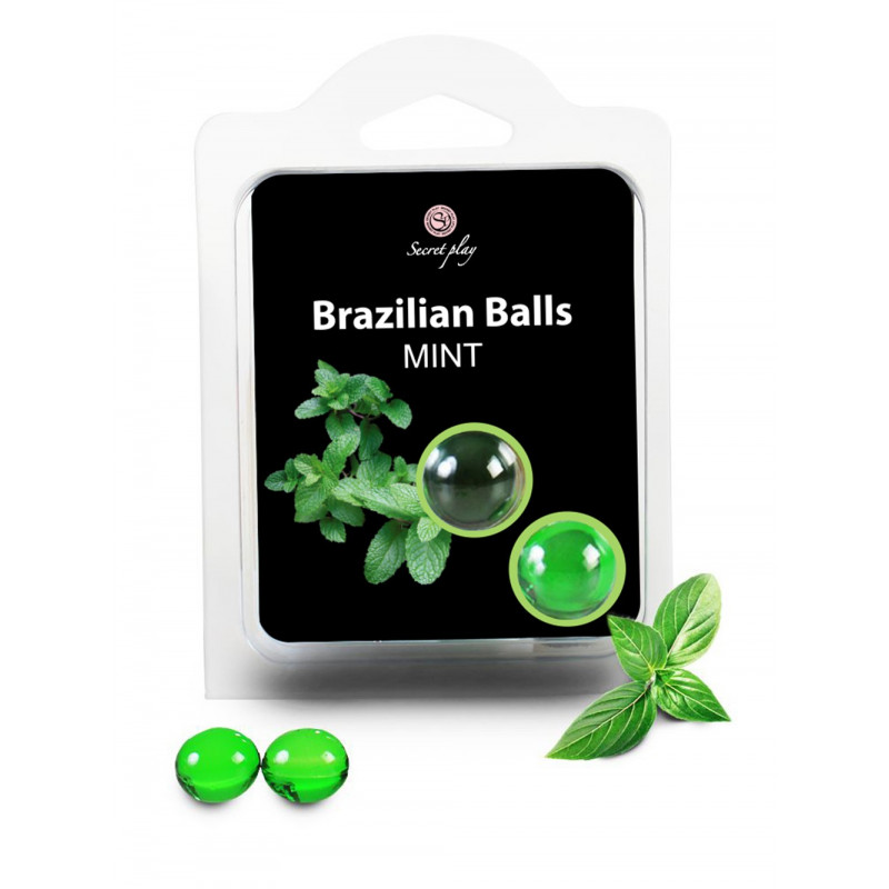 Boules de massage Brésiliennes menthe - BZ3858 Boules de massage Brésiliennes menthe - BZ3858