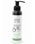 Huile de massage comestible bubble gum 100ml 100% naturelle - SEZ051A