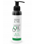 Huile de massage comestible mojito menthe 100ml 100% naturelle - SEZ005A