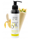 Huile de massage comestible milkshake banane 100ml 100% naturelle - SEZ001A