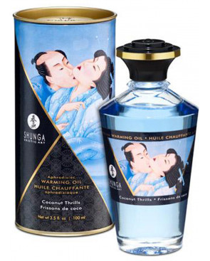 Huile chauffante noix de coco comestible 100ml - CC812009