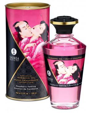 Huile chauffante framboise comestible 100ml - CC812002