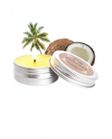 Mini Bougie de massage Noix de coco 30ml 100% naturelle - SEZ077