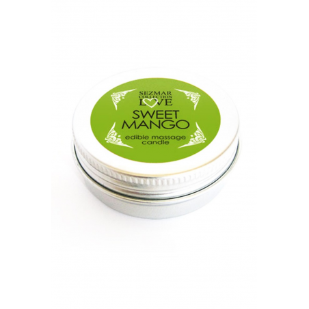 Mini Bougie de massage Mangue 30ml 100% naturelle - SEZ069
