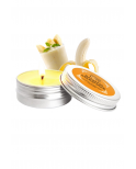 Mini Bougie de massage milshake banane 30ml 100% naturelle - SEZ073