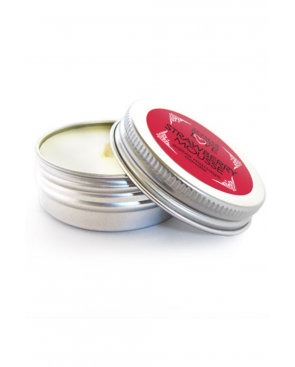Mini Bougie de massage mousse de fraise 30ml 100% naturelle - SEZ072