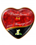 Mini bougie de massage mojito boîte coeur 35ml - CC826066
