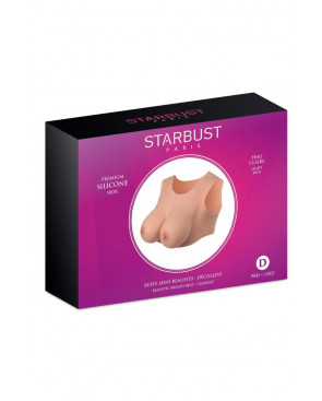 Buste seins réaliste couleur peau claire Taille M Bonnet D - CC730014019404