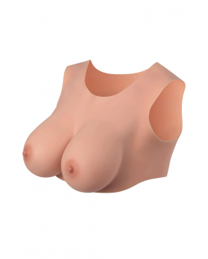 Buste seins réaliste couleur peau claire Taille M Bonnet D - CC730014019404