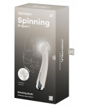 Vibromasseur point G tête rotative blanc USB Spinning g-spot 1 Satisfyer - CC597857