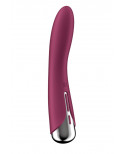 Vibromasseur USB tête rotative point G rouge Spinning Vibe 1 Satisfyer - CC597855