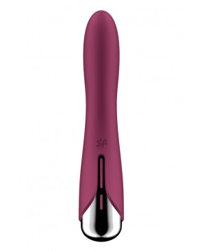 Vibromasseur USB tête rotative point G rouge Spinning Vibe 1 Satisfyer - CC597855