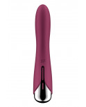 Vibromasseur USB tête rotative point G rouge Spinning Vibe 1 Satisfyer - CC597855