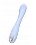 Vibromasseur silicone 10 modes de vibration USB bleu - BOZ-053TUR