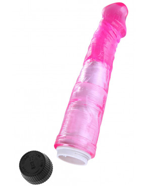 Vibromasseur 20 cm Jelly rose - YOJ-027PK