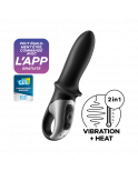 Vibromasseur noir USB, chauffant et connecté Hot Passion Satisfyer - CC597790 Vibromasseur noir USB, chauffant et connecté Hot Passion Satisfyer - CC597790