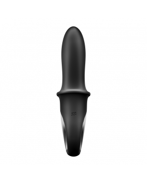 Vibromasseur noir USB, chauffant et connecté Hot Passion Satisfyer - CC597790