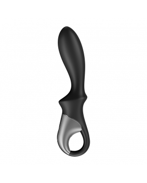 Vibromasseur noir USB, chauffant et connecté Heat Climax Satisfyer - CC597789