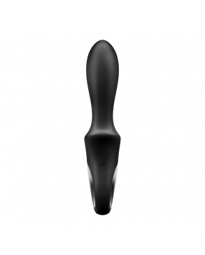 Vibromasseur noir USB, chauffant et connecté Heat Climax Satisfyer - CC597789