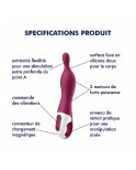 Vibromasseur Point A couleur framboise A-Mazing 1 Satisfyer - CC597766 Vibromasseur Point A couleur framboise A-Mazing 1 Satisfyer - CC597766